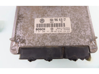 Блок управления двигателем Блок управления 0261206141, 06A906018CF   Skoda Octavia Mk1 (1U)
