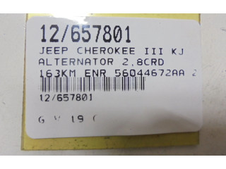 Генератор 56044672AA   Jeep Grand Cherokee (WJ)      