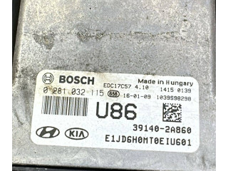 Блок управления двигателя 391402A860, 0281032115 KIA Ceed