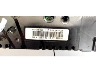 Přístrojová deska Mercedes-Benz C W203 2004 A2035404947, 110080266