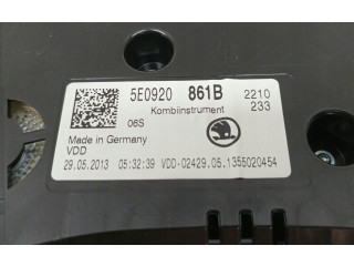 Панель приборов 5E0920861B   Skoda Octavia Mk3 (5E)       