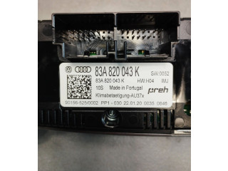 Блок управления климат-контролем 83A820043K Audi Q3 F3