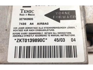 Блок подушек безопасности 327963935 Opel Meriva A