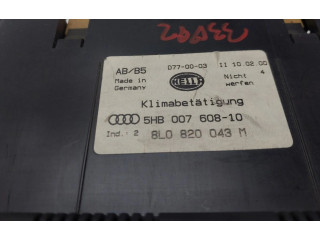 Блок управления климат-контролем 8L0820043M   Audi A3 S3 8L