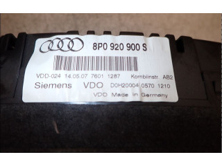 Спидометр (приборный щиток) 8P0920901D Audi A3 S3 A3 Sportback 8P