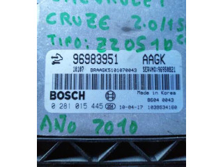 Řídící jednotka 0281015445, 96983951 Chevrolet Cruze 2009