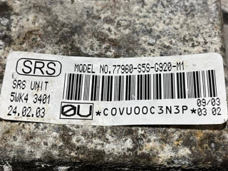 Блок подушек безопасности 5WK43401, 77960S5SG920M1   Honda Civic