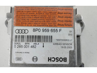 Блок управления надувных подушек 8P0959655F, 0285001482   Audi A3 S3 8P  