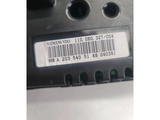 Přístrojová deska  Mercedes-Benz C W203 2006 A2035405148, 110080327004  