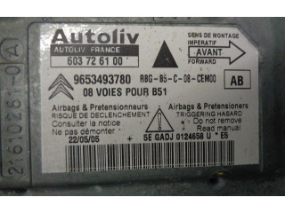 Блок подушек безопасности 9653493780, 603726100   Citroen C4 I