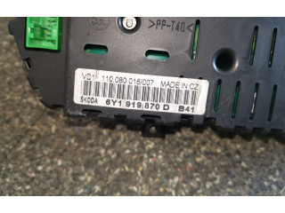 Панель приборов 6Y1919870D   Skoda Fabia Mk1 (6Y)       