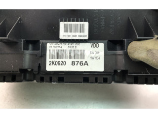 Přístrojová deska Volkswagen Caddy 2014 2K0920876A