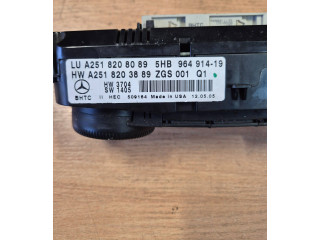 Блок управления климат-контролем A2518208089, 5HB96491419   Mercedes-Benz ML W164