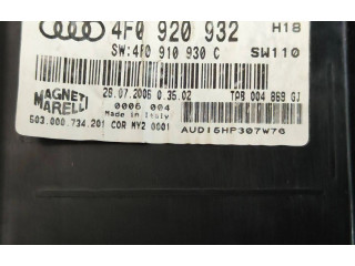 Přístrojová deska  Audi A6 Allroad C6 2006 4F0920932, 4F0910930C  