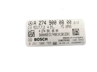 Řídící jednotka A2749000800, 0261S08785 Mercedes-Benz C W205 2014