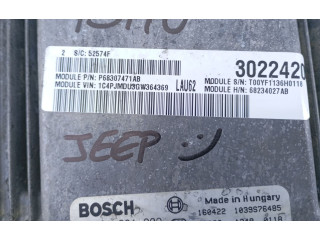 Блок управления двигателя P68234027AB, 0281031202 Jeep Cherokee
