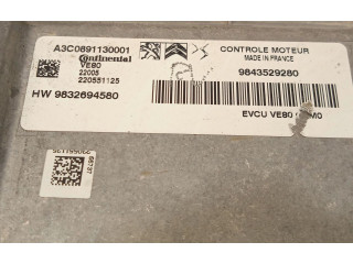 Блок управления двигателя 9843529280, 9832694580   Peugeot Partner III