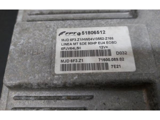Блок управления двигателя 51806512, MJD6F3.Z1 Fiat Linea