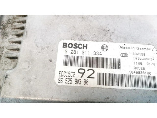 Блок управления двигателя 9652590380, 0281011334 Citroen C8