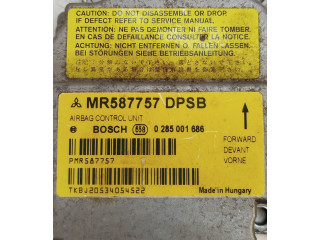 Блок управления надувных подушек MR587757, 0285001686 Mitsubishi Colt
