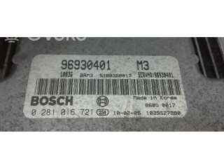 Блок управления двигателя 0281016721, 226   Chevrolet Epica