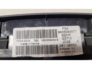 Блок управления климат-контролем 9658084577, 281138632   Citroen C4 I