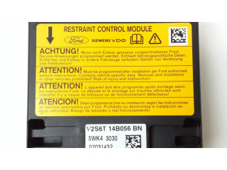Блок подушек безопасности 2S6T14B056BN, 5WK43030   Ford Fiesta
