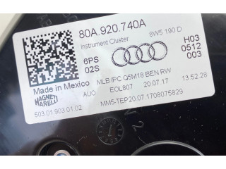 Панель приборов 80A920740A   Audi Q5 SQ5       
