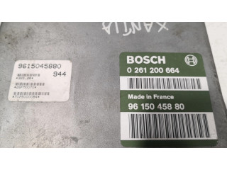 Блок управления двигателя 0261200664, 9615045880 Citroen Xantia