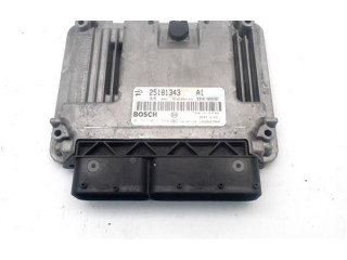 Блок управления двигателя 25181343, 0281016588   Chevrolet Captiva
