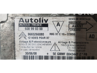 Блок подушек безопасности 9665266080   Citroen C5
