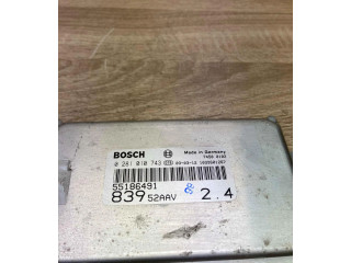Блок управления двигателем Блок управления 55186491, 0281010743 Lancia Lybra