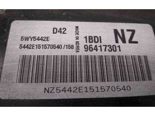 Блок управления двигателя 96417301, 5WY5442E   Chevrolet Matiz