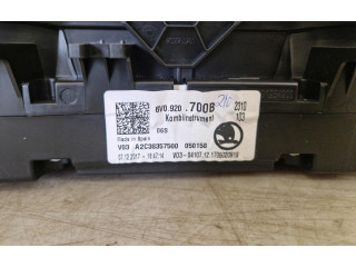 Панель приборов 6V0920700B, 6V0920700B Skoda Fabia Mk3 (NJ)