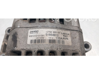 Генератор 51854912, 120A Alfa Romeo Mito