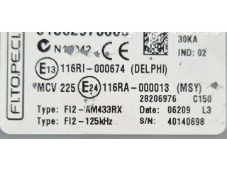 Комплект блоков управления 199A2000   Fiat Qubo