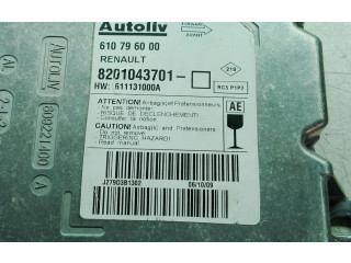 Блок подушек безопасности 8201043701   Renault Clio III