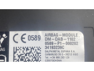 Подушка безопасности водителя 39042463, 0589P1000202 Opel Astra K