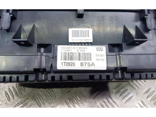 Панель приборов    Volkswagen Touran II       