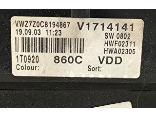Панель приборов 1T0920, V1714141 Volkswagen Touran I