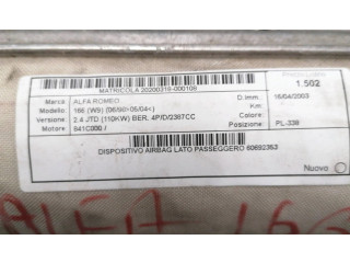 Подушка безопасности пассажира 60692353 Alfa Romeo 166