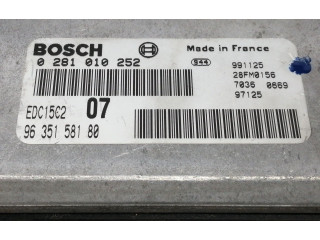 Блок управления двигателя 0281010252   Citroen Xantia