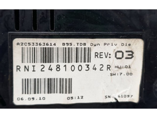 Přístrojová deska  Renault Megane III 2009 248100342R, 170380  