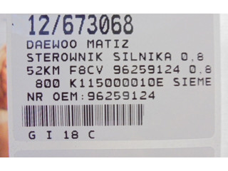 Блок управления двигателем Блок управления 96259124, 96259124   Chevrolet Matiz