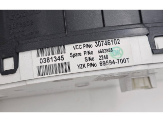 Панель приборов 8673802, 30746102 Volvo S60
