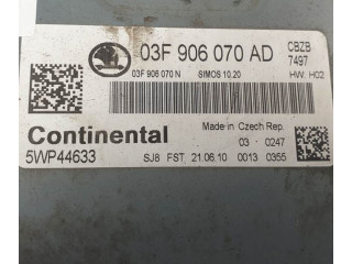 Блок управления двигателя 5WP44633 Skoda Fabia Mk2 (5J)