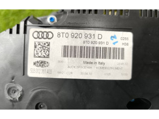 Přístrojová deska  Audi A5 8T 8F 2010 8T0920931D, 503002361403  