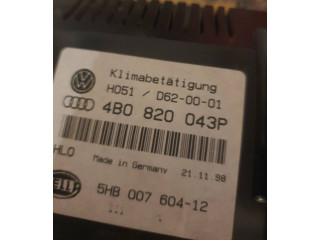 Блок управления климат-контролем 4B0820043P, 5HB00760412   Audi A6 S6 C5 4B
