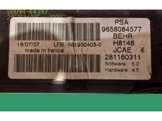 Блок управления климат-контролем 9658084577, 0009444797 Citroen C4 I