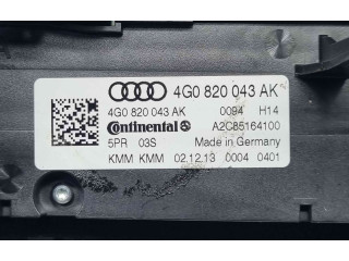 Блок управления климат-контролем 4G0820043AK   Audi A7 S7 4G